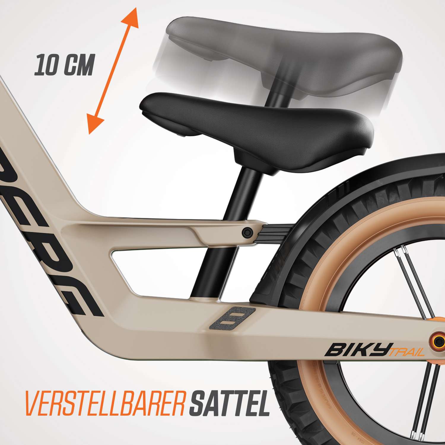 BERG Laufrad Biky Trail sand inkl. Handbremse BERG Laufrad Biky Trail sand inkl. Handbremse